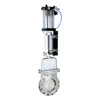 4 inch Double Flanged 304 Pneumatic Actuator Air Operated Knife Gate Valve