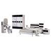 Modern furniture bedroom set with high gloss