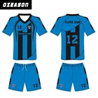 Blue Uniform Newest Blue Color Custom Soccer Uniform For Kids