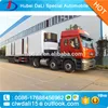Refrigerated tank truck 40 tons refrigerated insulated van box truck refrigerated freezer trailer sale