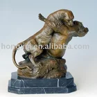 AL-114 animal statue animal sculpture in brass metal art sculpture