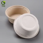 Sugarcane Pulp Bowl Biodegradable Bagasse Salad Noodle Bowlbagasse pulp