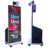Wedding Event Party Touch Screen Magic Selfie Mirror Digital Photo Booth with Flight Case Wheels