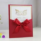 Manufacture making wedding decoration ribbon bows for invitation card