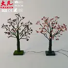 Decoration Holiday Decorative Light 60cm Christmas Decoration Led Solar Battery Holiday Fruit Tree Light Cover Moss