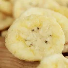 VF banana slices crisp vacuum fried snacks organic fruit chips