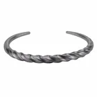 Hot selling stainless steel matt open bangle men bracelet