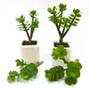 3 head money leaf green plant home decoration artificial flower flower arrangement plant bonsai potted