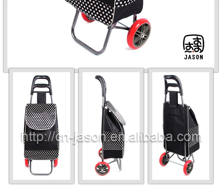 folding luggage cart fashion travel bag with compartments