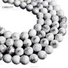 Wholesale Natural Stone Faceted White Howlite Turquoises Loose Beads