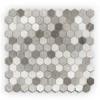Decorstone24 Hot Sale Wood Vein Marble 1" Hexagon Tiles Mosaic For Bathroom