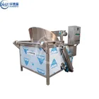 Automatic potato chips donut deep frying machine round frying pan gas electric deep fryer