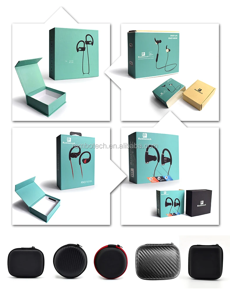 Top Ten TWS 5.0 Handsfree In-Ear Wireless Bluetooth Ear Buds Headphones RX17,Twins Earphone with Charging Box-Chelsea - ANKUX.COM