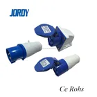 2P+E ce rohs male industrial plug socket 220v 16a