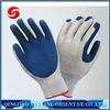 cheap cotton knitted safety working latex coated cut resistant glove