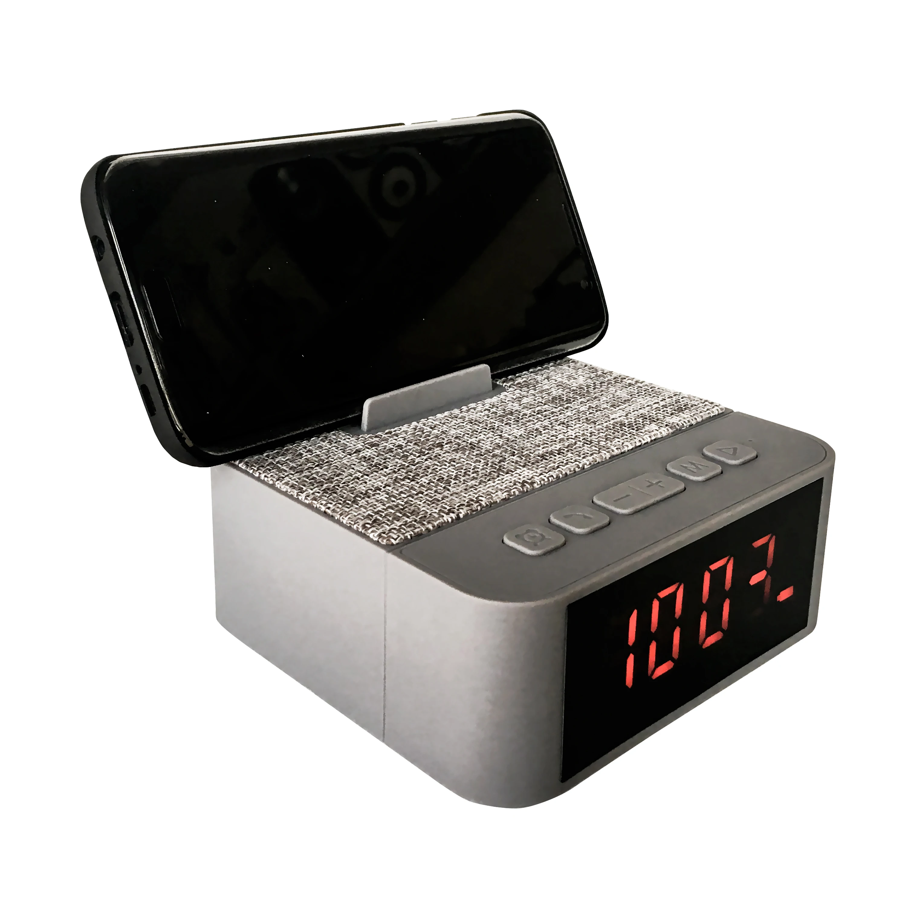 Multifunction Alarm Clock Bluetooth Speaker with phone holder for promotional - ANKUX Tech Co., Ltd