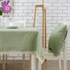 Dot and Flower Printed Patterns Cotton Linen Table Cloth for Home/Party/Wedding