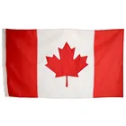 1 ply knitted polyester custom country canada flag