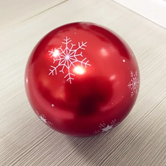 customized delicate gift promotion tin ball for lip balm