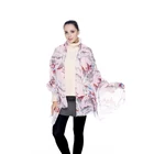 2018 hot latest fashion Women Soft 100%Polyester shawl scarf