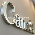 large letter for display stainless steel sign board