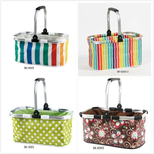 best selling picnic shopping basket with eva grip