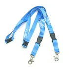 Soft Id Neck Lanyard,Keychain Holder Custom Polyester Lanyards With Trigger Hook Attachment