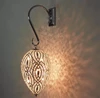 Wholesale Nordic Design Interior Decoration Sconce Lighting Silver Finish Clear Crystal Beads Electric Wall Lamp with G9 Bulb