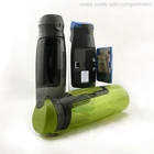 2019 hot factory private label 750ml nike outdoor sports BPA free shaker water bottle with card bill holder