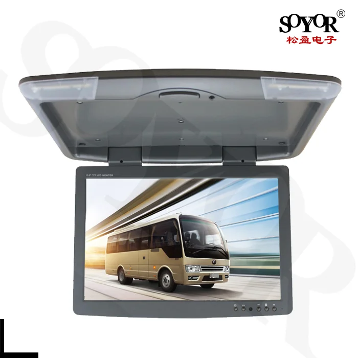 13 15 17 22inch Roof Mount Flip Down Monitor Car Ceiling Mounted Monitor Bus Lcd Tv Buy Car Roof Antenna Mount Roof Mount Lcd Color Monitor Roof