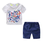Mudkingdom hot sell kids summer baby boys clothes set for kids cheap child clothing wholesale monogrammed casual 2 piece sets