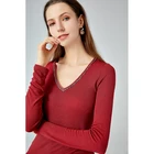 Womens Knitted Woolen Tunic Blouse With Tight Style
