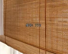 Newest bamboo shade blackout roman blinds curtain