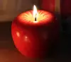 2pcs Christmas Fruit Scented Red Apple Shape Candle romantic smokeless bougie parfum for wedding and home decoration