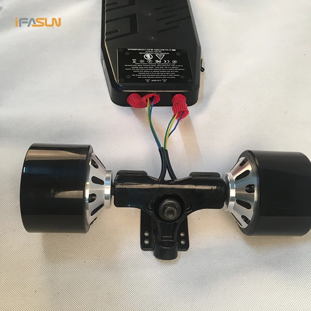 Fast 40km/h Dual hub motor 680*2w Carbon fiber electric skateboard kit