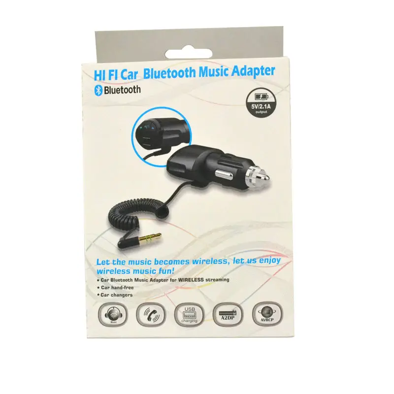 Universal car audio remote control bluetooth receiver 3.5mm jack - ANKUX.COM