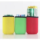 Custom Low MOQ Stubby Neoprene Foam Sleeve Water Bottle Holder Can Cooler Beer Holder for America Market
