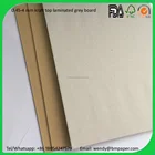 Recycled uncoated kraft grey back duplex card paper board for package boxes