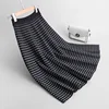 Fashion classic winter European style long skirt lady's plaid knitted skirt