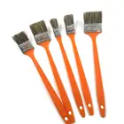 angled paint brush with long plastic handle
