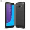 Carbon Fiber Soft TPU Back Cover Phone Case For Samsung Galaxy J6 Prime/J6 Plus