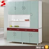 New model commercial household dual use large capacity 4 door custom color kitchen cabinet
