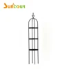 /product-detail/tall-black-garden-obelisk-for-climbing-vines-and-plants-round-metal-trellis-60728502082.html