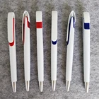 manufacture wholesale high quality blank white press sublimation plastic ballpoint pen