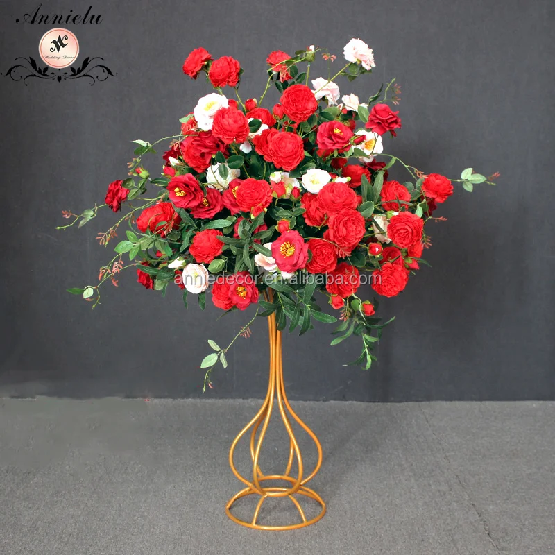 ANNIELU High Quality Cheap Wedding Table Centerpiece Wedding Party Event Decoration Flower Stand