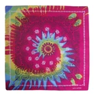Personalized multi color cotton paisley square scarf
