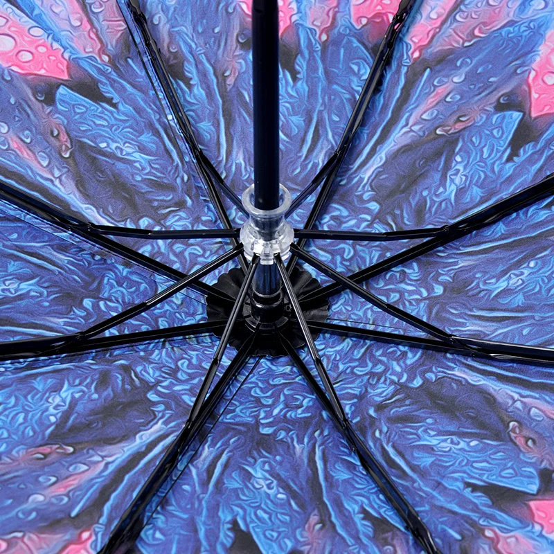 Top Quality New Printed Design UV Protection Monsoon Foldable Umbrella (4).JPG
