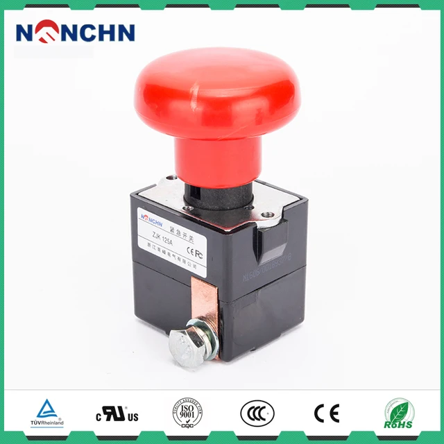 NANFENG 125A Electric Power Switch Push Button For Emergency Disconnecting