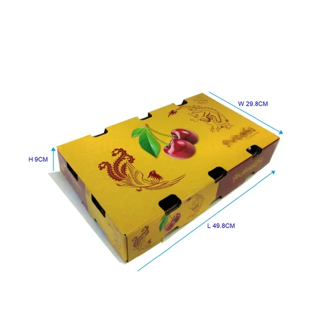 high quality fruit kraft corrugated paper packing shipping