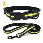 New Release 2019 Latest Design Multi color Training Nylon Reflective Pet Dog Collars and Harness